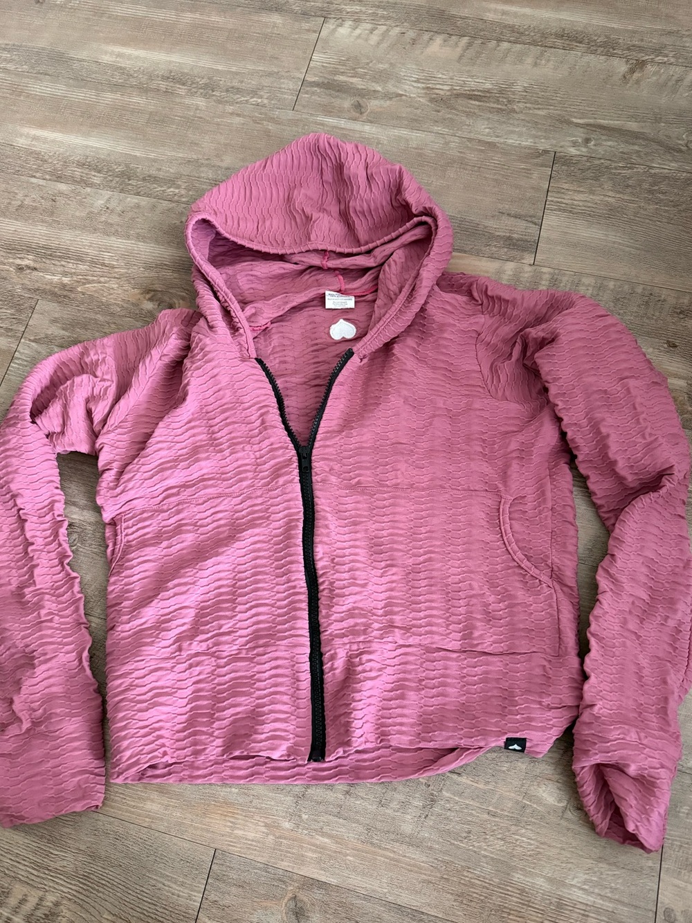 Booty by Brabants Pink Original Hooded Zip Jacket